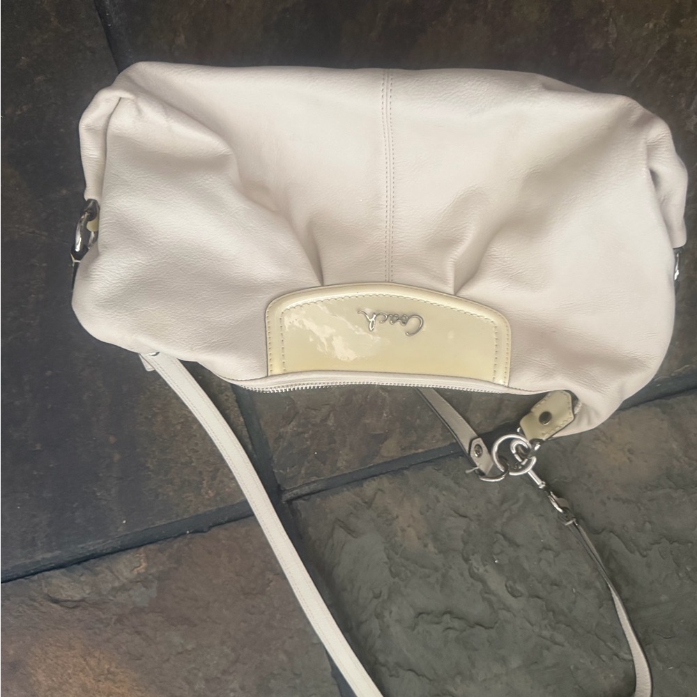Coach Off-White Leather Crossbody Bag
